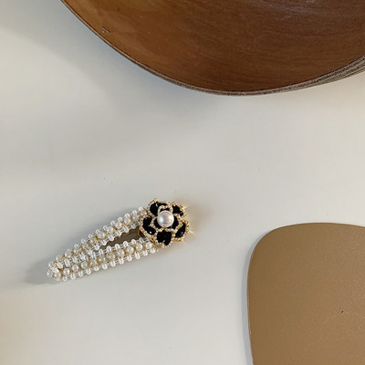 Луксозни бижута Украшение за коса Аксесоари за коса за жени Camellia Pearl Дамски щипки за коса