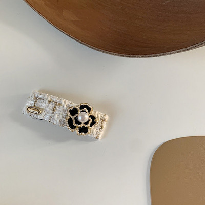 Луксозни бижута Украшение за коса Аксесоари за коса за жени Camellia Pearl Дамски щипки за коса