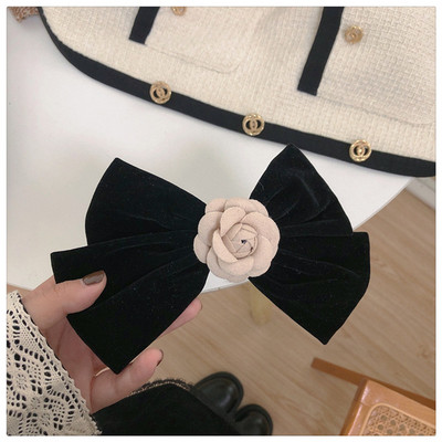 Луксозни бижута Украшение за коса Аксесоари за коса за жени Camellia Pearl Дамски щипки за коса