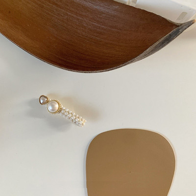 Луксозни бижута Украшение за коса Аксесоари за коса за жени Camellia Pearl Дамски щипки за коса