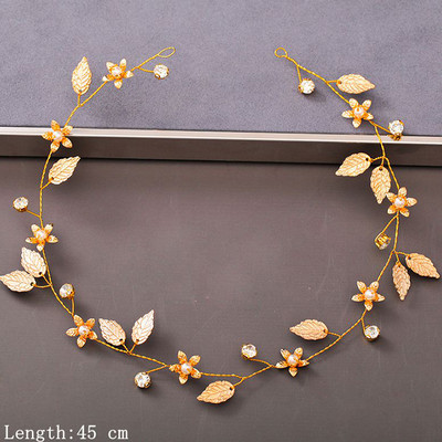 Perle Strasuri Femei Bentiță Nuntă Accesorii Păr Pentru Femei Mireasă Tiara Bentiță Bijuterii Păr Color Argintiu Bentita