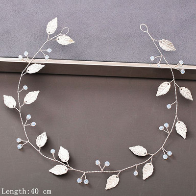 Perle Strasuri Femei Bentiță Nuntă Accesorii Păr Pentru Femei Mireasă Tiara Bentiță Bijuterii Păr Color Argintiu Bentita