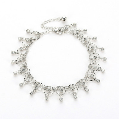 Comerț cu ridicata Nouă bijuterii de modă Beach Dance Yoga gleznă stras ciucuri gleznă pentru femei caracteristică namour farmec cadou de Crăciun