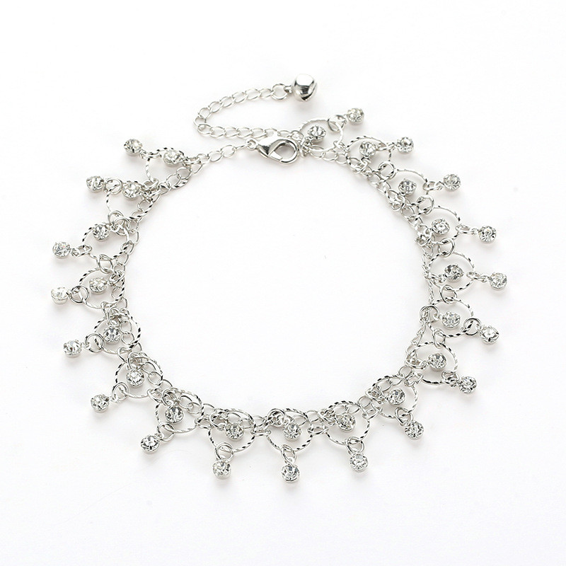 Comerț cu ridicata Nouă bijuterii de modă Beach Dance Yoga gleznă stras ciucuri gleznă pentru femei caracteristică namour farmec cadou de Crăciun