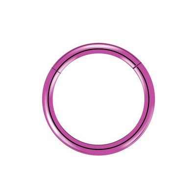 20G 18G 16G G23 titan cu balamale segment inel nas septum clicker cartilaj ureche tragus helix piercing buze bijuterii punk unisex