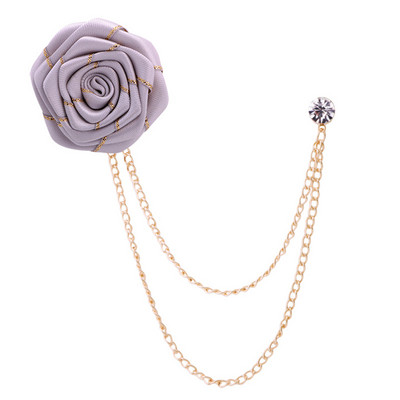 Țesătură, flori, trandafiri, broșe, ace, lanț metalic, ciucuri, guler pentru costum bărbați, ace de rever, bărbați, femei, coreeană, banchet, bijuterii de modă