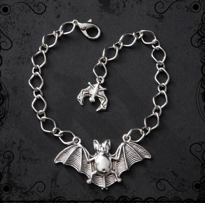 Čarobnjak za gležnjeve Vještice Zmaj i prsten za gležanj od ametista Paganska šarm narukvica, gotička narukvica