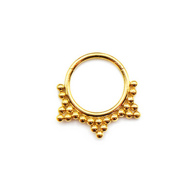 WaterDrop Flower Moon Heart CZ Zircon Punk Inele pentru nas Septum Hoop Cercei Daith Conch Piercing Stud 16G