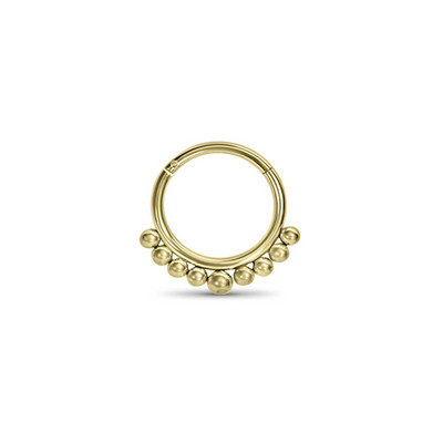 WaterDrop Flower Moon Heart CZ Zircon Punk Inele pentru nas Septum Hoop Cercei Daith Conch Piercing Stud 16G