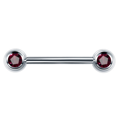 1PC Titan Opal Mamilo Piercing Tongue Bar Straight Barbell Piercing Cristal Sprâncene Tragus Inel pentru mamelon Bijuterii sexy pentru femei 14G