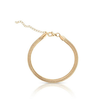 Nauja klasikinė gyvatės sąvaržėlės grandinėlė, moteriška, paprastas plotis 4 mm, nerūdijančio plieno grandinėlė, skirta moterims papuošalų dovana