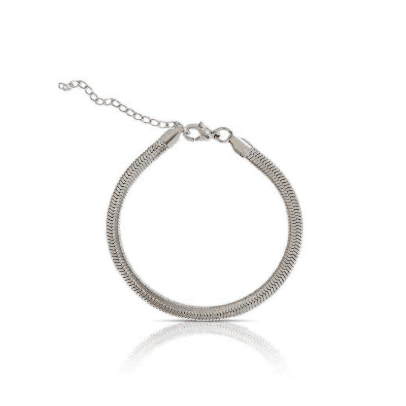 Nauja klasikinė gyvatės sąvaržėlės grandinėlė, moteriška, paprastas plotis 4 mm, nerūdijančio plieno grandinėlė, skirta moterims papuošalų dovana