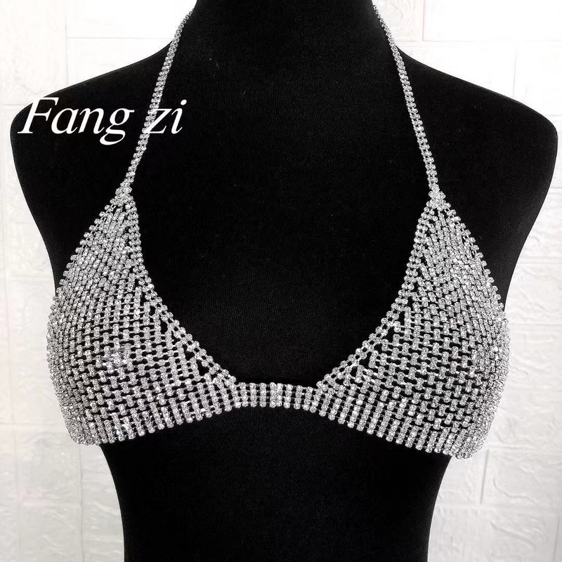 Sutien și tanga strasuri strălucitoare pentru femei sexy Bijuterii de cristal pentru corp pentru femei Bijuterii lenjerie intima Bijuterii cadouri en-gros