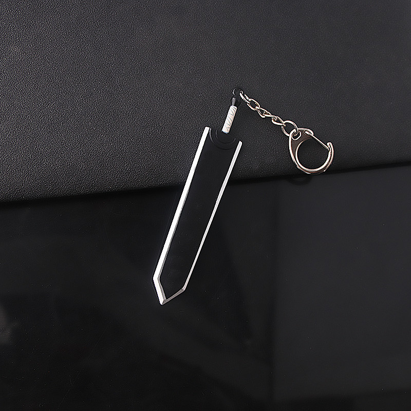 SG Japan Game Berserk Guts Sabie Brelocuri Legende Războinic Armă Metal Breloc Cheie Suport pentru Femei Bărbați Choker Bijuterii Cadou