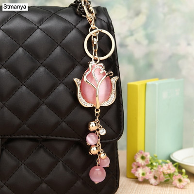 New Men High-end Rhinestone Tulip Υψηλής ποιότητας Τσάντα για κλειδί Vintage Αξεσουάρ Hot γυναίκες Καλύτερο δώρο Κοσμήματα K2027