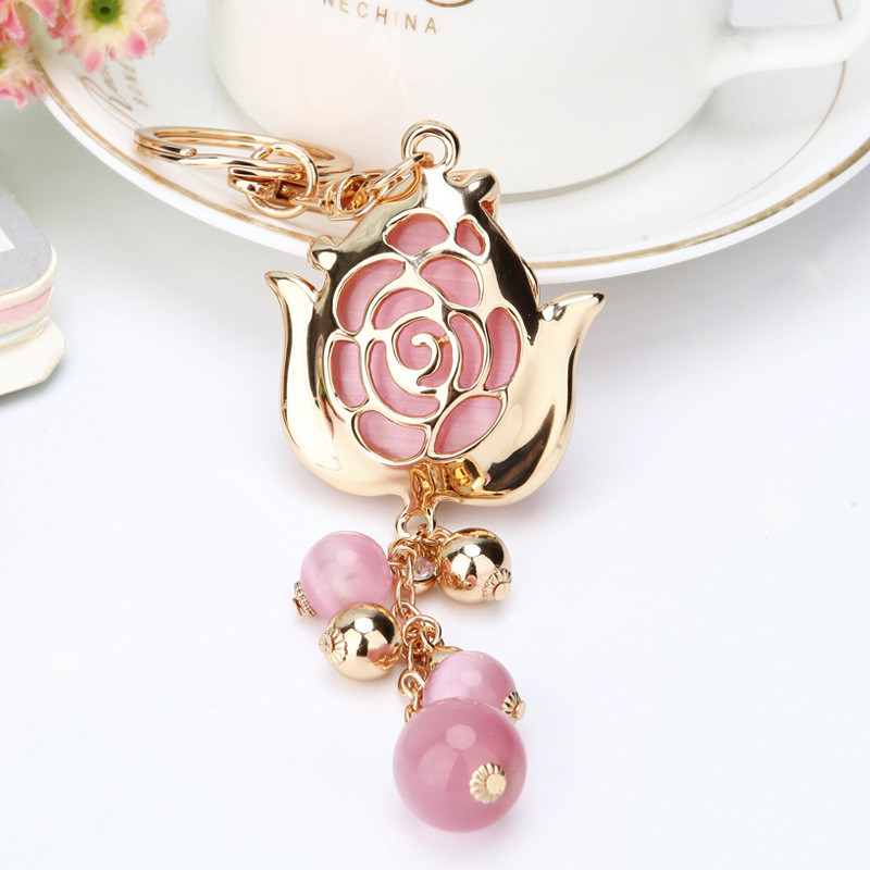 Bărbați noi, de înaltă calitate, cu stras, lalele, geantă pentru chei, accesorii vintage, femei fierbinți, cel mai bun cadou, bijuterii K2027