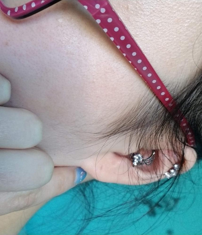 Kristály opál kő orrgyűrűk Titán septum Clicker Valódi hamis Septum Piercing fül Helix lebeny fülbevaló Daith Hoop testékszerek