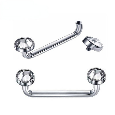 1PC G23 Titanium Dermal Anchor Piercing Surface Barbell Micro Dermal Piercing Skin Diver Micro Dermal Jewelry Sex Body Jewelry