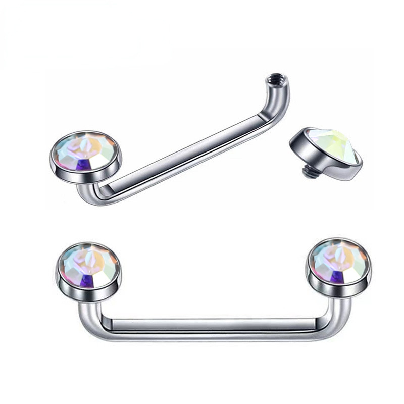 1PC G23 Titanium Dermal Anchor Piercing Surface Barbell Micro Dermal Piercing Skin Diver Micro Dermal Jewelry Sex Body Jewelry