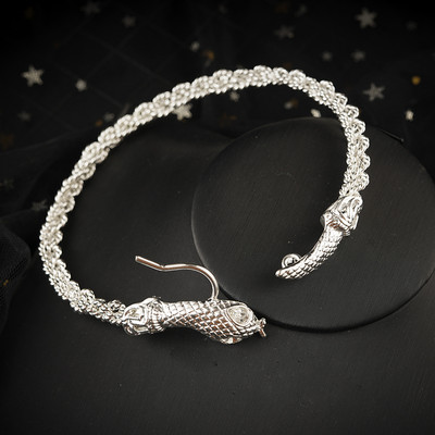 Bijuterii pentru picior de nuntă algeriană pentru femei, cu design de șarpe, glezne, brățară cu picior deschis, placată cu aur, cadouri de mireasă arabe, bijuterii