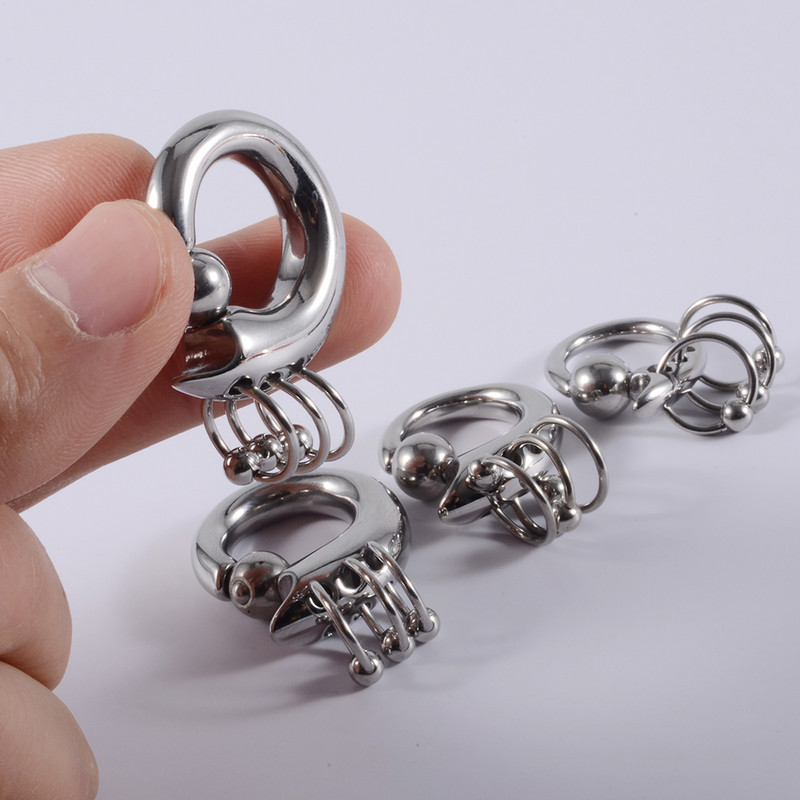 1PC Hirurški čelični jastog Closer Bead Ring Utezi za uši Veliki promjer rastegnutih naušnica Novi stil Ear Expander Ženski nakit