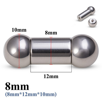 1 bucată mare dimensiune din oțel inoxidabil genital drept barbell ureche tragus PA piercing mamelon inel bar cartilaj cercei bijuterii sexy pentru corp