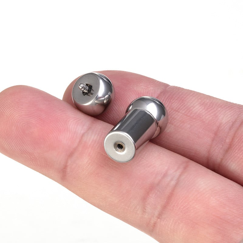 1 bucată mare dimensiune din oțel inoxidabil genital drept barbell ureche tragus PA piercing mamelon inel bar cartilaj cercei bijuterii sexy pentru corp