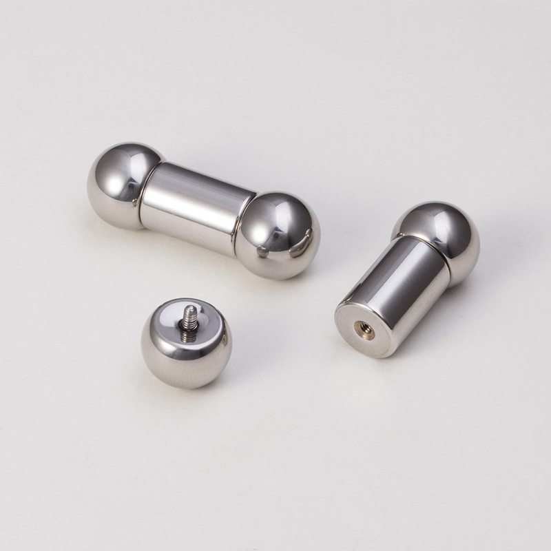 1 bucată mare dimensiune din oțel inoxidabil genital drept barbell ureche tragus PA piercing mamelon inel bar cartilaj cercei bijuterii sexy pentru corp