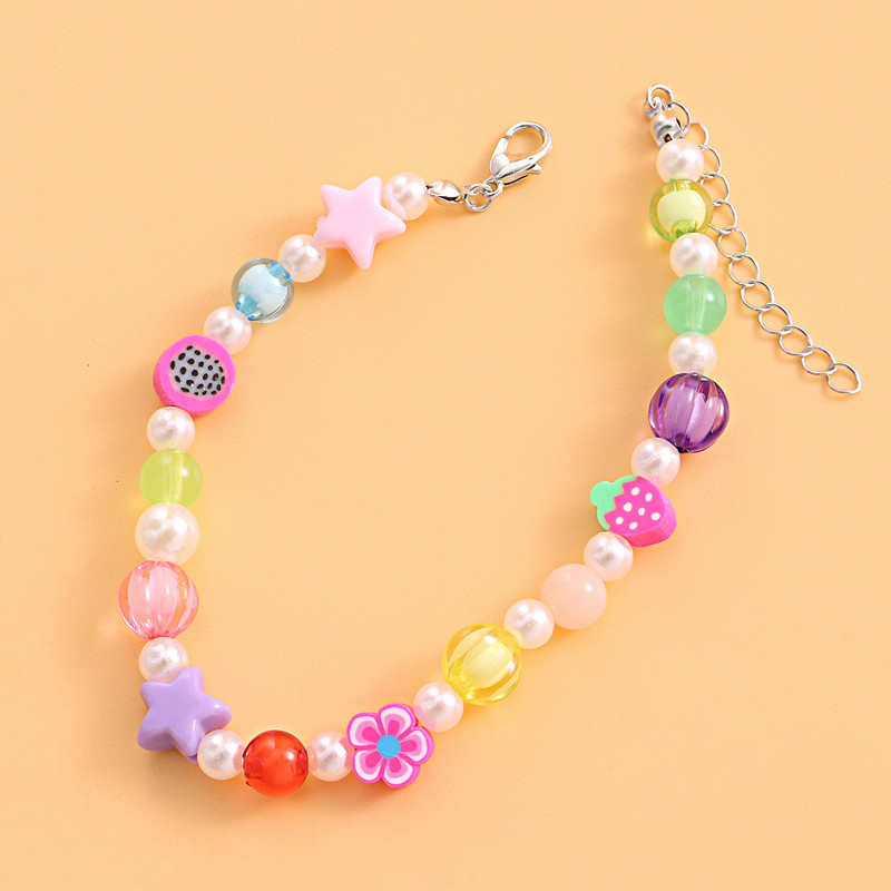 Brățară de gleznă cu margele boeme pentru femei, lucrată manual, floare de margaretă, perlă, lanț pentru picioare, reglabil, cadou de bijuterii pentru plajă de vară pentru fată