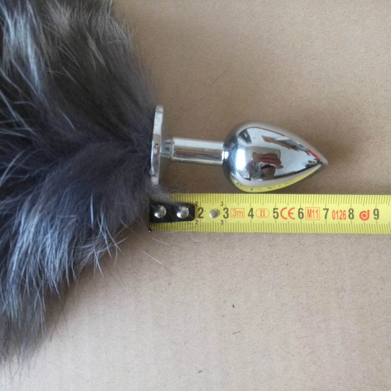 Breloc cu blană de vulpe sexy pentru femeie 40cm New Fashion Breloc cu blană de vulpe Cel mai bun cadou de petrecere K2185