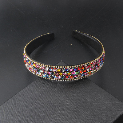 Nouă modă baroc multicolore strasuri temperament superb bentiță cu strasuri cadou de călătorie de bal Accesorii de păr 865