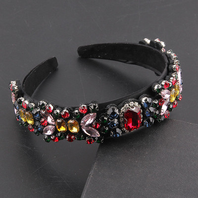 Nouă modă baroc multicolore strasuri temperament superb bentiță cu strasuri cadou de călătorie de bal Accesorii de păr 865