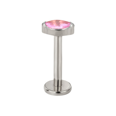 G23 titan ureche Stud Marquise Crystal Labret CZ pavat cartilaj Tragus PIERC Cercei Inele pentru buze Stud Helix Piercing Bijuterii pentru corp