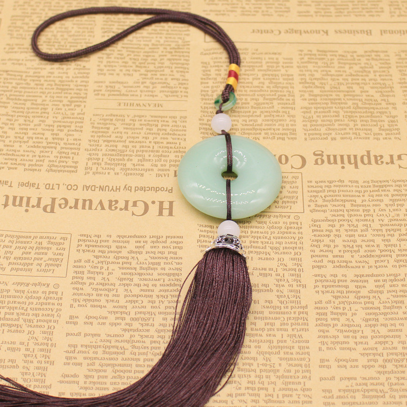 Brelocuri cu ciucuri din China, agățat pentru mașină, lanț de chei cu franjuri de jad, geantă în stil chinezesc, lanțuri cu cataramă de homar, breloc pentru chei, cadou