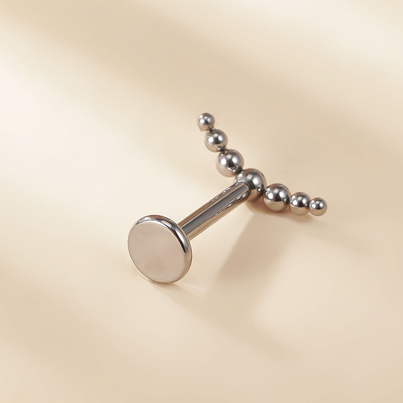 G23 Titanium Cartilage Barbells Cercei Labret Ring Stud Helix Cartilage Piercing Labret Buza Inele Cerce Stud Piercing Bijuterii