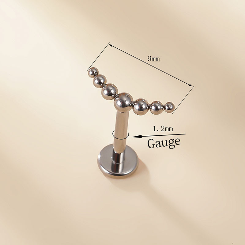 G23 Titanium Cartilage Barbells Cercei Labret Ring Stud Helix Cartilage Piercing Labret Buza Inele Cerce Stud Piercing Bijuterii