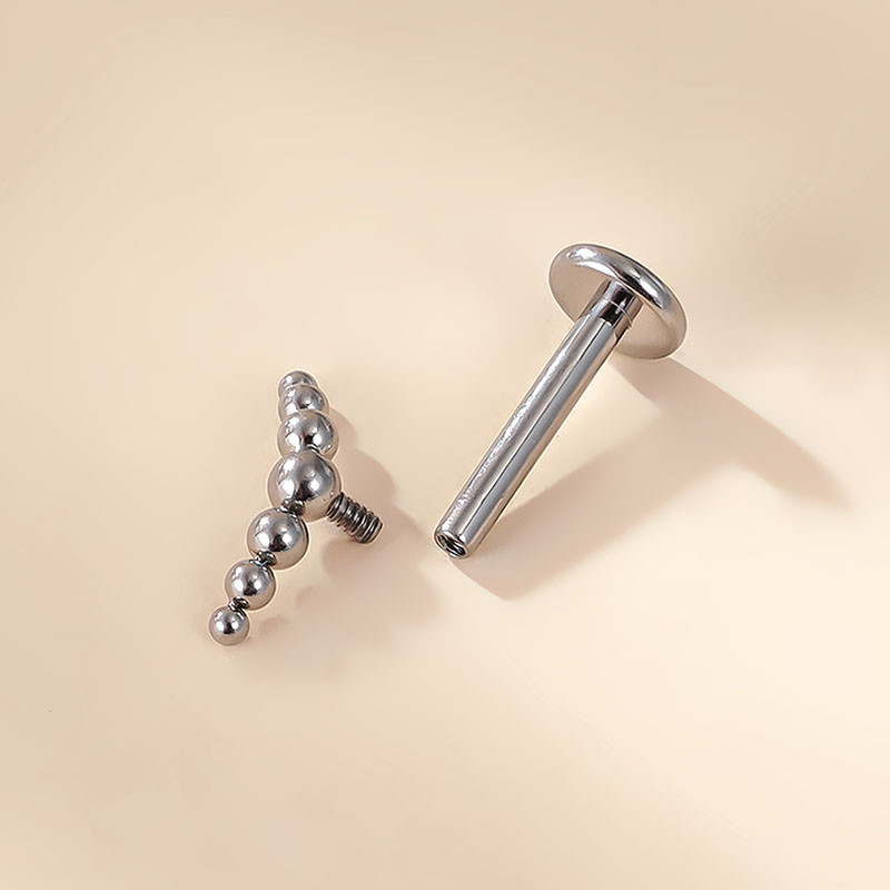 G23 Titanium Cartilage Barbells Cercei Labret Ring Stud Helix Cartilage Piercing Labret Buza Inele Cerce Stud Piercing Bijuterii