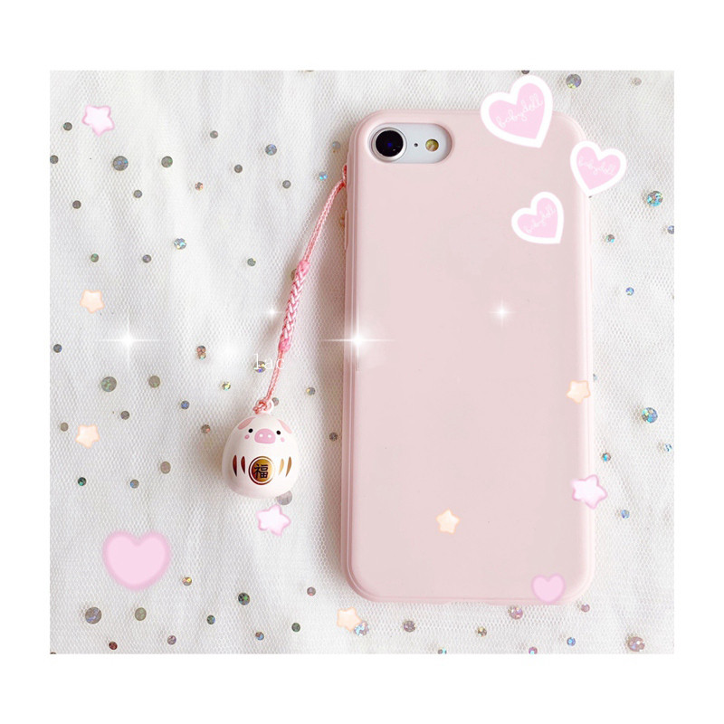 Japan Luck Piggy Blessing medál barkács csecsebecsék telefonbűvös zsinór tartozék autós táska kulcstartó vízcsengő kulcstartó imádkozás ajándék
