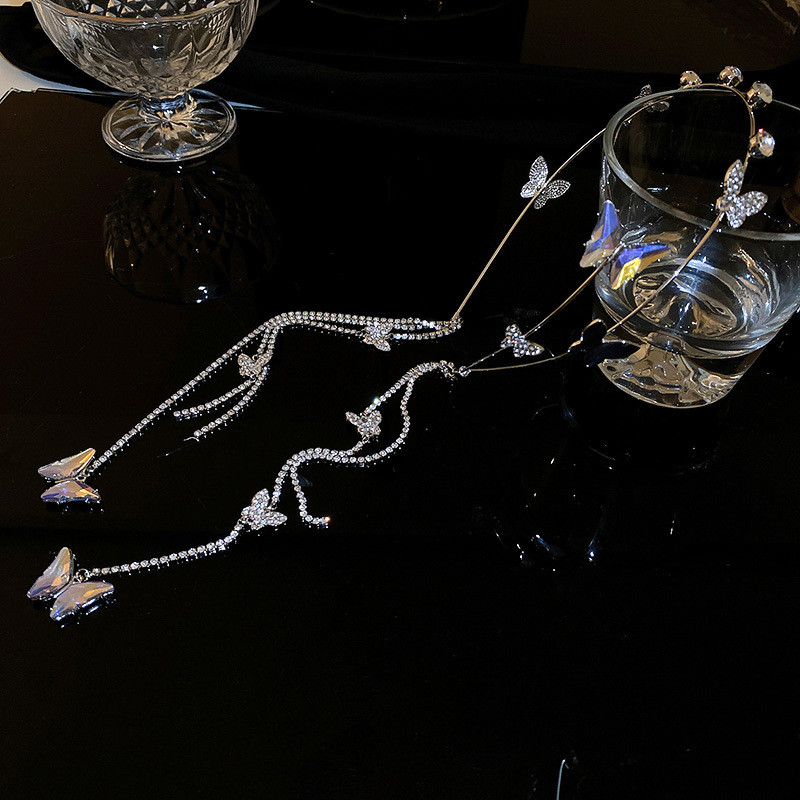 XIALUOKE Fashion Mozaic Cristal Geometric Fluture Grips De Par pentru Femei Elegante Personalitate Bentite Coafuri Bijuterii