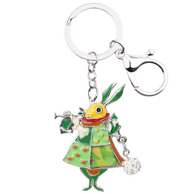 Breloc de iepure de iepure din aliaj de email Bonany, breloc pentru geanta de mână, breloc pentru geantă, accesorii, bijuterii animale la modă nouă pentru femei