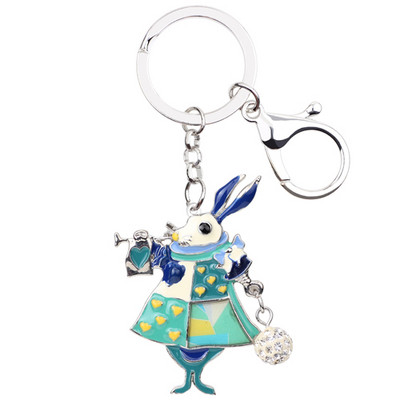 Breloc de iepure de iepure din aliaj de email Bonany, breloc pentru geanta de mână, breloc pentru geantă, accesorii, bijuterii animale la modă nouă pentru femei