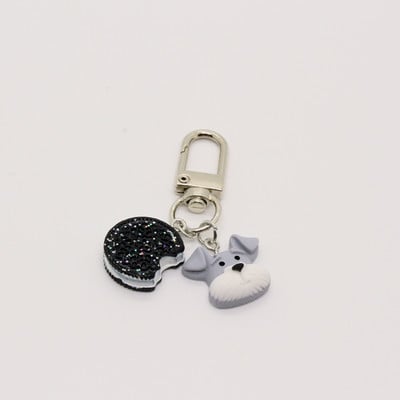 1 buc. Breloc cu pandantiv pentru plante cu hrană pentru animale, cheie pentru femei, unic, drăguț, prăjitură cu căpșuni, margarete, koala, geantă de câine, cutie de mașină, lanț de chei K93