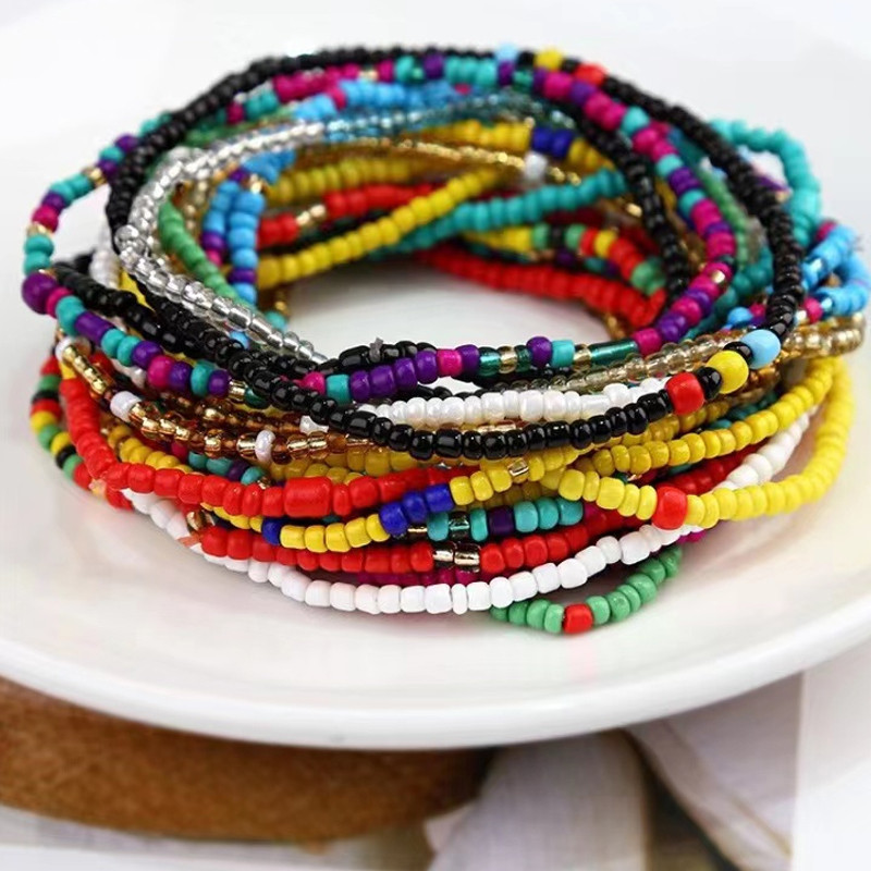 7 kom/komplet narukvica za žene Nakit za stopala u obliku školjke Ljetna plaža Narukvica za bosonogu nogu Ženska kožna narukvica na nozi Boho lanac za noge