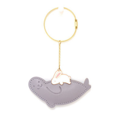 Noua piele PU Dinozaur Balena Unicorn Elefant Urs Breloc pentru masina Breloc Femei Suport cheie Fete Charm Geanta Cuplu Pandantiv