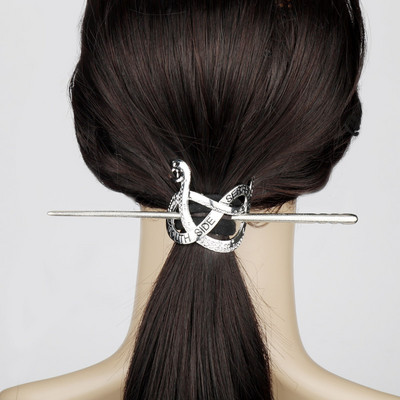 27 Style Viking шнола за коса Celtics Knots Crown Vintage Metal Hair Stick Runes Dragons Slide Щипка за коса Дамски аксесоари за бижута за коса