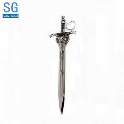 SG de înaltă calitate Dark Souls 3 Artorias Sword Brelocuri Pandantive Abyss Walker Knights Sword Bărbați Geanta de mașină Breloc Bijuterii Cosplay