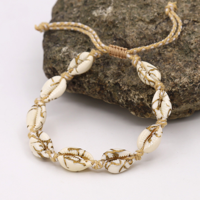 VONNOR Shell glezna Boho bijuterii lucrate manual pentru femei fete moda plaja glezna bratara pe picior descult Sandale accesorii