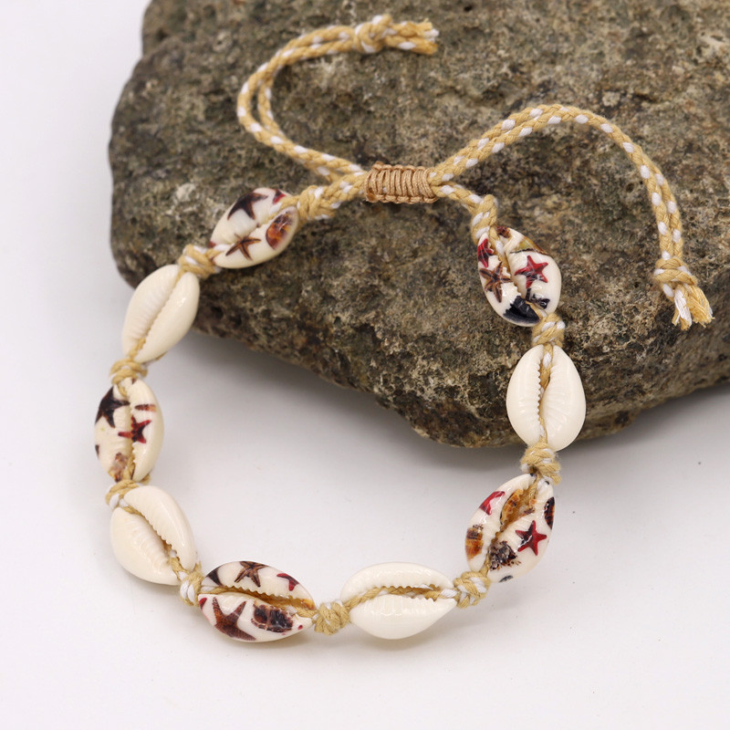 VONNOR Shell glezna Boho bijuterii lucrate manual pentru femei fete moda plaja glezna bratara pe picior descult Sandale accesorii