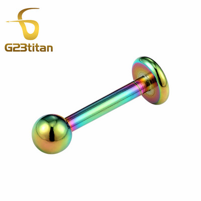 16G hipoallergén titán piercing gyűrűk patkó kör alakú ívelt súlyzó banánbell labret fogságban lévő gyöngyök testékszerek