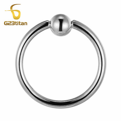 16G hipoallergén titán piercing gyűrűk patkó kör alakú ívelt súlyzó banánbell labret fogságban lévő gyöngyök testékszerek